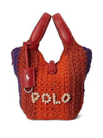 Polo Ralph Lauren Polo Play crochet tote bag - Red