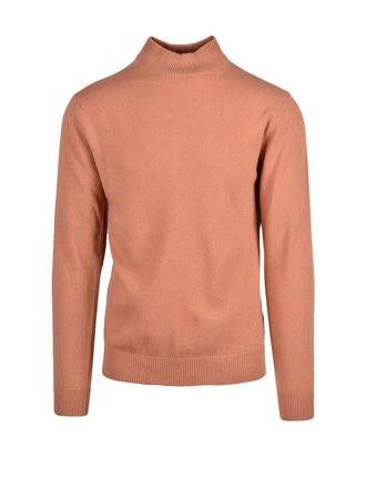 Daniele Fiesoli Refined Turtleneck Sweater In Muted Beige