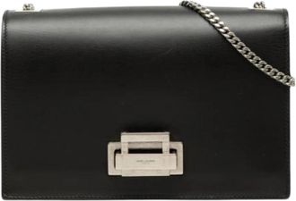 Saint Laurent Pre-owned Metropolis Crossbody Bag - Dames - Vintage Schoudertas - Zwart - ONE Size - Leer - Vintage