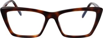 Saint Laurent Glasses, female, Brown, Size: 54 MM Mica Thin Optical Glasses