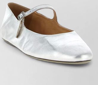 Mars&egrave;ll strascico ballet flats metallic round toe