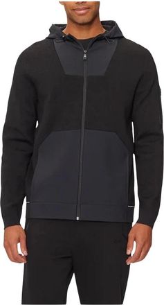 HUGO BOSS Zip-up Hoodie - Heren - Hoodies - Zwart - 3XL - Wol - Hoodies & sweatvesten