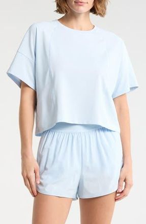 Marika Mabel Crop T-Shirt in Blue Finch at Nordstrom Rack, Size X-Large