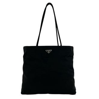 Prada Black Nylon Handbag Tote Bag (Pre-Owned)