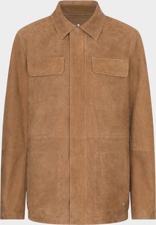Stefano Ricci Men & apos;s Suede Full-Zip Field Jacket