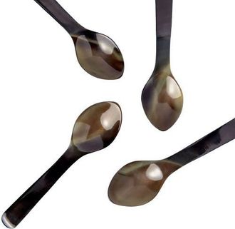 Be Home Horn Teaspoons - Set of 4 in Brown at Nordstrom