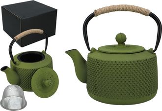 OEM Tetera De Hierro Fundido Con Inserto Esmaltado
