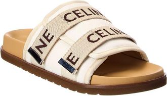 Celine Celine Strappy Jacquard Sandal