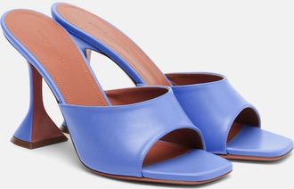 Amina Muaddi Lupita 95 leather mules