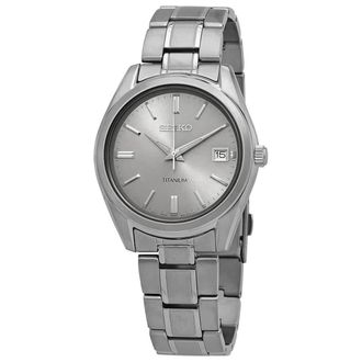 Seiko Essentials Quartz Silver Dial Mens Watch SUR369