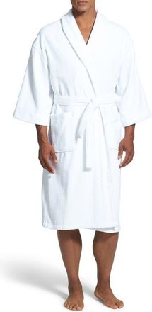 Majestic International Terry Velour Robe in White at Nordstrom, Size Small
