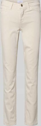 Cambio Cambio Cropped Hose mit Eingrifftaschen Modell PIPER in Stein, Gr&ouml;&szlig;e 32