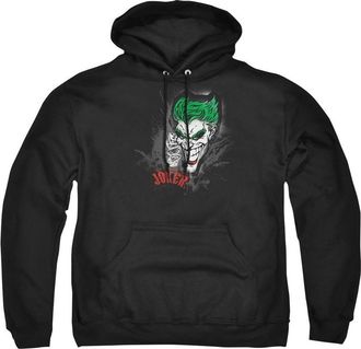 Gildan Batman Joker Sprays The City Adult Pull Over Hoodie / Hooded Sweatshirt