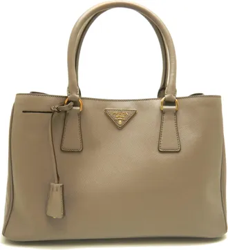Prada Gold Saffiano Tote Bag (Pre-Owned)