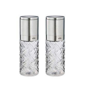 cilio Cristallo Salt or Pepper Mill 2 Piece Set