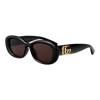 Gucci Gg1829Sk Zonnebril - Dames - Accessoires - Bruin - Maat: 53 MM Polyamide