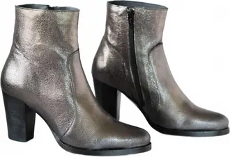 Eric Michael Womens Liza Ankle Boot In Pewter