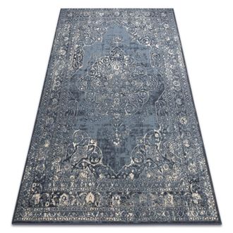 RugsX RugsX Nain Rug in Blue | Size: 80 cm x 150 cm