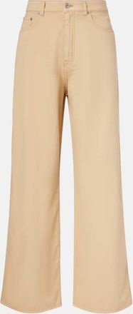 Miu Miu High-rise wide-leg jeans