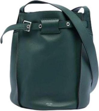 Celine Pre-owned Big Bag Bucket - Pre-owned - Mujer - Verde - ONE SIZE