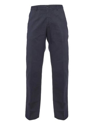 Prada cotton-twill trousers - Black