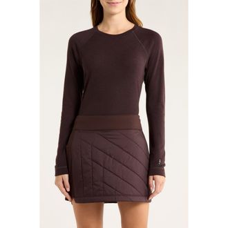 Smartwool Merino 250 Base Layer Crew Top in Mink Heather at Nordstrom, Size X-Small