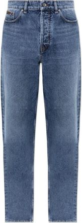 Moncler Jeans met Logopatch - Heren - Regular Fit Jeans - Blauw - S - Katoen - Jeans