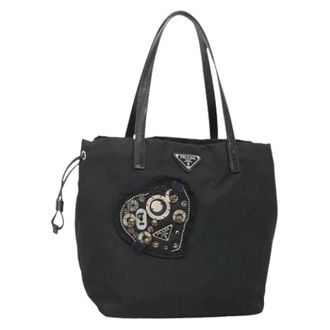 Prada Pre-owned Nylon prada-bags - Dames - Vintage Shopper - Zwart - ONE Size - Nylon - Vintage