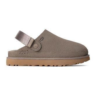 UGG Goldenstar Clog - Dames - Klompen - Grijs - 38 EU - Polyester - Schoenen