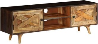 vidaXL TV Cabinet Solid Mango Wood 140x30x45 cm vidaXL