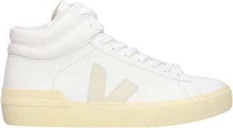 Veja Minotaur Leren High-top Sneaker - Heren - Sneakers - Wit - 47 EU - Leer - Schoenen