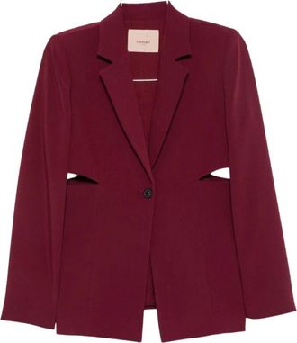 Twinset Jassen, Dames, Rood, XS, Blazers