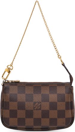 Louis Vuitton Pre-owned Womens Pochette Accessories Handbag - Brown Textile - One Size