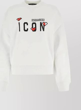 Dsquared2 cotton logo-print sweatshirt