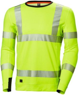 Helly Hansen Hh Lifa Active Hi Vis Crewneck 75111
