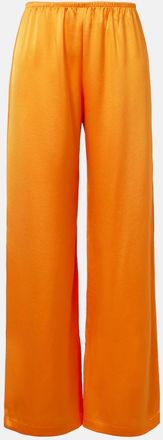 Leset Barb satin wide-leg pants
