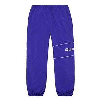 SUPREME SS19 Nylon Ripstop Pant waterproof Casual Pants Unisex Blue SUP-SS19-868
