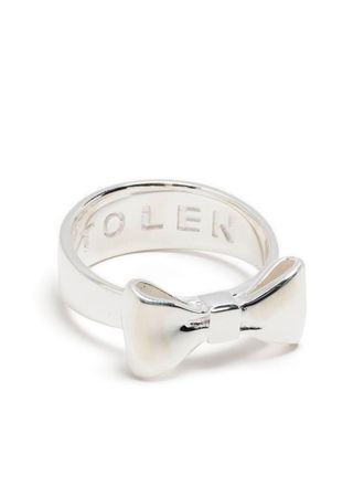 Stolen Girlfriends Club Anello Bow in argento sterling