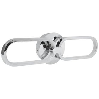Beliani Beliani - L&aacute;mpara De Pared Led De Metal Plateado Pantalla Iluminaci&oacute;n C&aacute;lida Krang