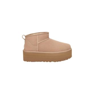 UGG Classic Ultra Mini Platform - Dames - Schoenen - Beige - Maat: 40 EU Wol