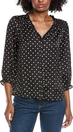 CeCe by Cynthia Steffe Cece V-Neck Button Front Blouse