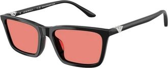 Emporio Armani Authentieke Bril met Topkwaliteit - unisex - Zonnebrillen - Zwart - 55 MM - Accessoires