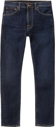 Nudie Jeans Lean Dean New Ink - Heren - Slim Fit Jeans - Blauw - W34 L32 - Katoen - Jeans
