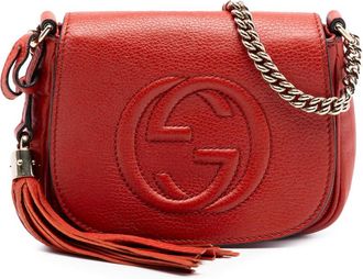 Gucci Pre-owned Gucci Small Leather Soho Chain Flap Crossbody Ladies USSU9H75LCSB515V
