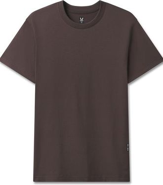 ASRV Supima Essential Tee in Dark Earth at Nordstrom, Size Xx-Large