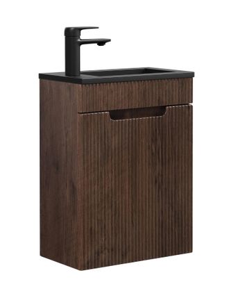 Badplaats Badplaats Mueble Lavabo Para Aseo Thermis 40 X 22 Cm - Nogal Ma