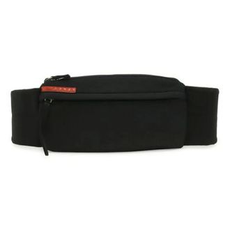 Prada Pre-owned Neoprene Mesh Waist Bag - Dames - Pre-owned - Zwart - Maat: ONE Size Synthetisch