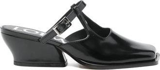 Loewe 60mm Onda mules - women - Calf Leather/Calf Leather/Calf Leather - 39 - Black
