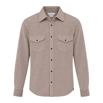 Jacob Cohen Heren, Overhemden, Grijs, Maat: XL Corduroy