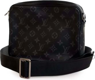 Louis Vuitton 2020 Monogram Eclipse Trio Messenger crossbody bag - Nero